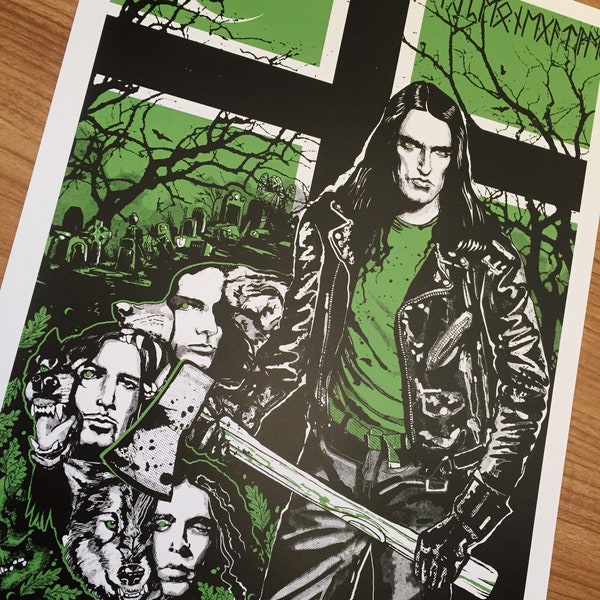 TON tribute poster hand silk screened signed and numbered - 18' x 24" or 11"x14" all hail peter steele