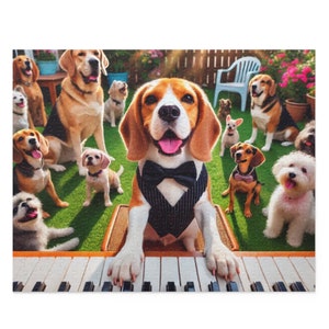 Dog Puzzle (120, 252, 500-Pc) Dog Jigsaw Puzzle, Chipboard Dog Puzzle, Dog Lover Puzzle, Dog Gift, Dog Puzzle Gift, Beagle Puzzle, Beagles