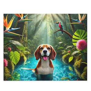 Dog Puzzle (120, 252, 500-Pc) Dog Jigsaw Puzzle, Chipboard Dog Puzzle, Dog Lover Puzzle, Dog Gift, Dog Puzzle Gift, Beagle Puzzle, Beagles