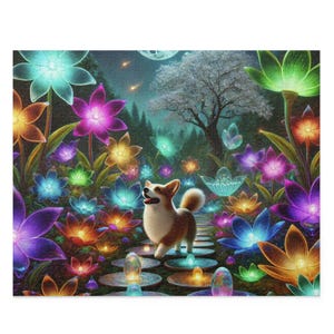 Dog Puzzle (120, 252, 500-Pc) Dog Jigsaw Puzzle, Chipboard Dog Puzzle, Dog Lover Puzzle, Dog Puzzle Gift, Corgi Puzzle, Corgi Puzzle