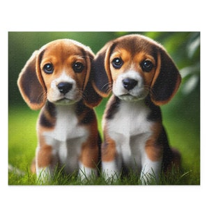 Dog Puzzle (120, 252, 500-Pc) Dog Jigsaw Puzzle, Chipboard Dog Puzzle, Dog Lover Puzzle, Dog Gift, Dog Puzzle Gift, Beagle Puzzle, Beagles