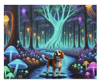 Rompecabezas de perros (120, 252 y 500 piezas) Rompecabezas de perros, Rompecabezas de cartón para perros, Rompecabezas para amantes de los perros, Regalo para perros, Regalo de rompecabezas de perros, Rompecabezas de beagles, Beagles