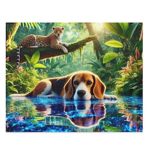Dog Puzzle (120, 252, 500-Pc) Dog Jigsaw Puzzle, Chipboard Dog Puzzle, Dog Lover Puzzle, Dog Gift, Dog Puzzle Gift, Beagle Puzzle, Beagles