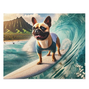 Dog Puzzle (120, 252, 500-Pc) Dog Jigsaw Puzzle, Chipboard Dog Puzzle, Dog Lover Gift, Valentine Dog Gift, Dog Puzzle Gift, Frenchie Puzzle