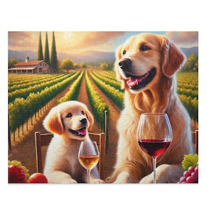Dog Puzzle (120, 252, 500-Pc) Dog Jigsaw Puzzle, Chipboard Dog Puzzle, Dog Lover Puzzle, Dog Gift, Dog Puzzle Gift, Golden Retriever Puzzle