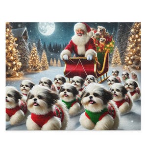 Dog Puzzle (120, 252, 500-Pc) Dog Jigsaw Puzzle, Chipboard Dog Puzzle, Dog Lover Puzzle, Dog Gift, Dog Puzzle Gift, Shih Tzu Puzzle Shih Tzu