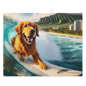 Dog Puzzle (120, 252, 500-Pc) Dog Jigsaw Puzzle, Chipboard Dog Puzzle, Dog Lover Gift, Dog Gift, Dog Puzzle Gift, Golden Retriever Puzzle