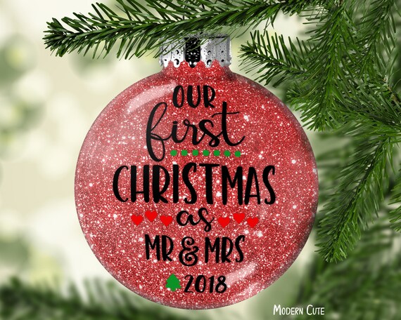 1st year of marriage ornaments