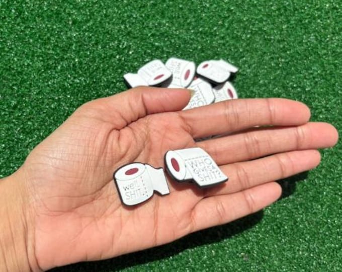 Adult Shoe Charms, Funny Shoe Charms, Toilet Paper Gift, Funny Shoe Accessories, Funny Clog Charm, Toilet Paper, Funny Gift, PVC Charms