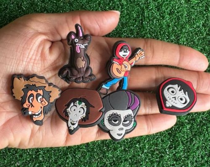 Coco Disney Charms, Shoe Charm Set, Coco Lovers, Dia De Los Muertos, Disney Lovers, Shoe Charms