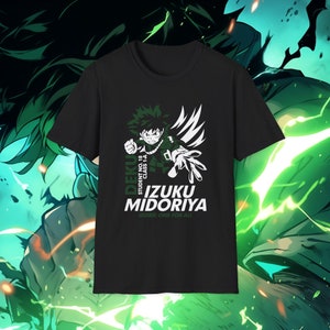 Izuku Midoriya My Hero Academia T-Shirt, Anime T-shirt Unisex, Anime Manga Shirt, Anime Lovers Shirt, Graphic Anime, Boku No Hero Academia
