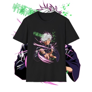 Gojo Satoru Shirt, Jujutsu Kaisen T-shirt, Best Anime Shirts, Gift For Anime Lovers, Gojo Badass T-shirt, Anime Apparel, JJK shirts