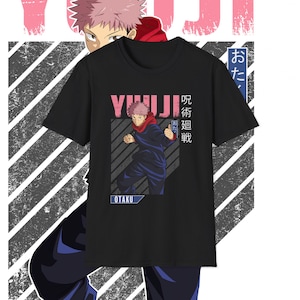 Yuji Itadori Shirt, Jujutsu Kaisen T-shirt, Best Anime Shirts, Gift For Anime Lovers, Yuji Badass T-shirt, Anime Apparel, JJK shirts