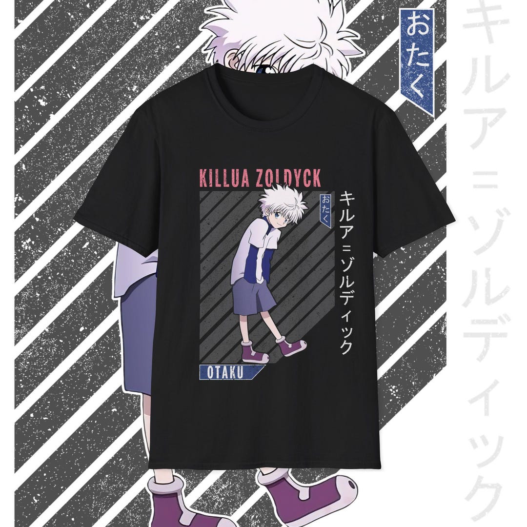 CottonCloud Killua Zoldyck T-Shirt Pour Enfants Hunter Anime Japan Manga X, Taille:104