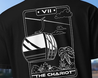 The Chariot - Tarot Card Collection - WDW Skyliner gondola - Epcot, Hollywood Studios, Unisex Disney vacation shirt - Alternative, emo, goth