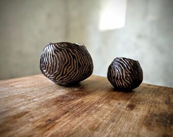 Handmade Patterned Vessel