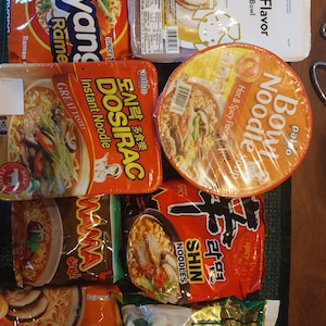 Instant Noodles Variety Box Ramen Bundle Asian Noodle Gift for College Ramen Care Package