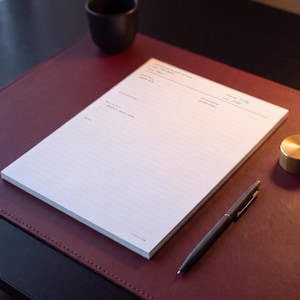 30 Day Review Notepad | New Hire Check In Pad with Going Well and Next Steps | 5x8 or 8.5x11 | USA Made