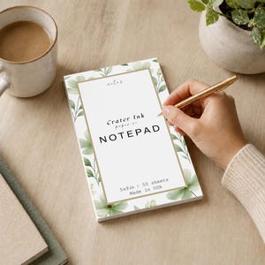 Floral Notepad Set | USA Made Desk Essentials for Notes & Planning