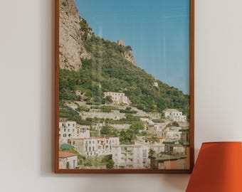 Amalfi Coast print, Italy photograph, digital download, wall art, Europe wall art, Italy summer art, Amalfi coast wall art