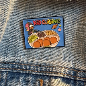 Kid Cuisine Chicken Nugget Inspired Pin glow in the dark