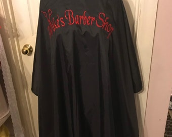 Items Similar To Barber Cape Personalized Barber Hair Cutting Cape