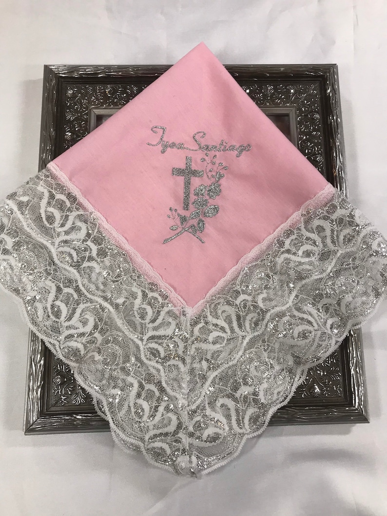 Custom Women\u2019s Handkerchief Church Womens Handkerchief First Lady Church Handkerchief Embroidered Womens Handkerchief Lace Handkerchief