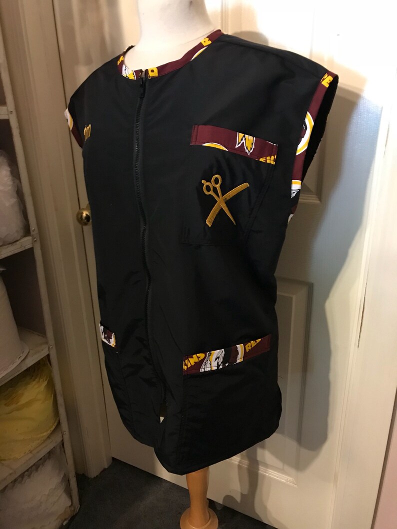 Barber Smock Personalized Barber Smock Custom Grooming Stylist Etsy