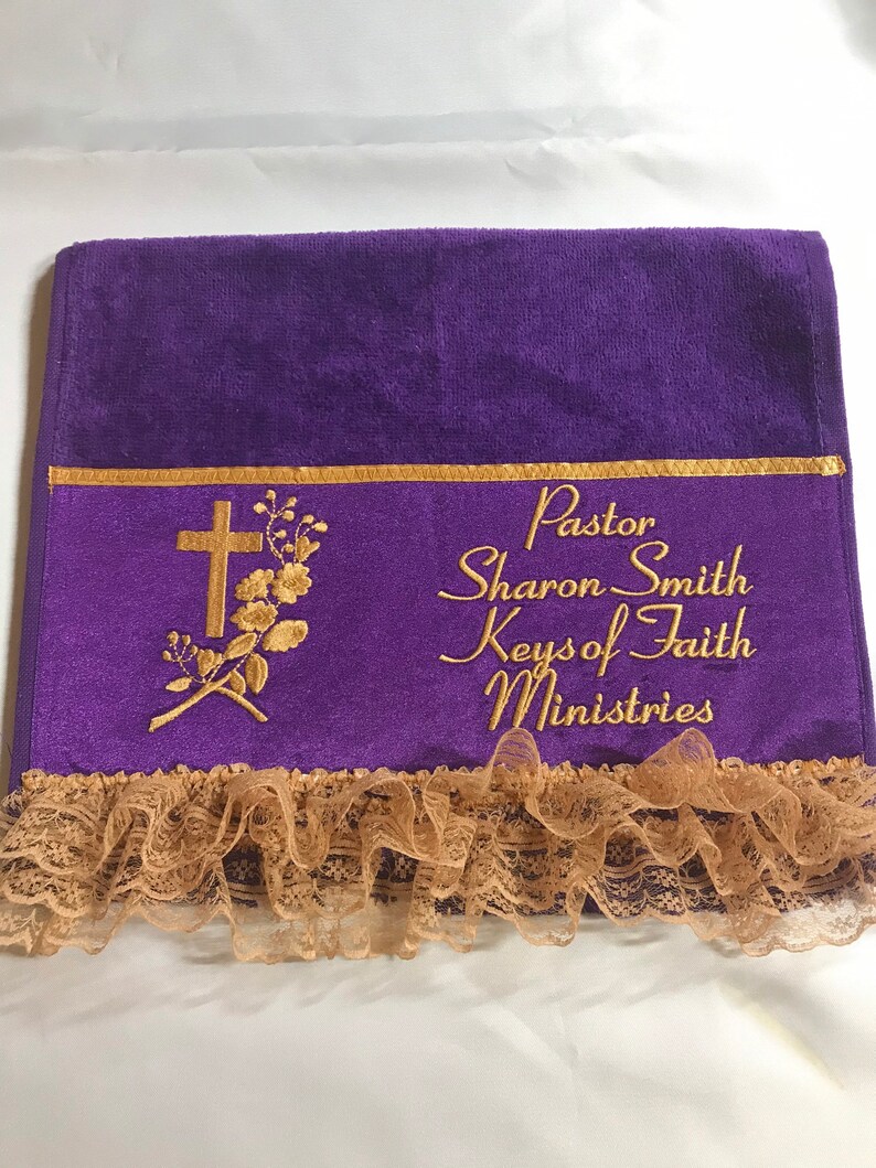 Women's Fingertip Towel Custom First Lady Church Towel Etsy