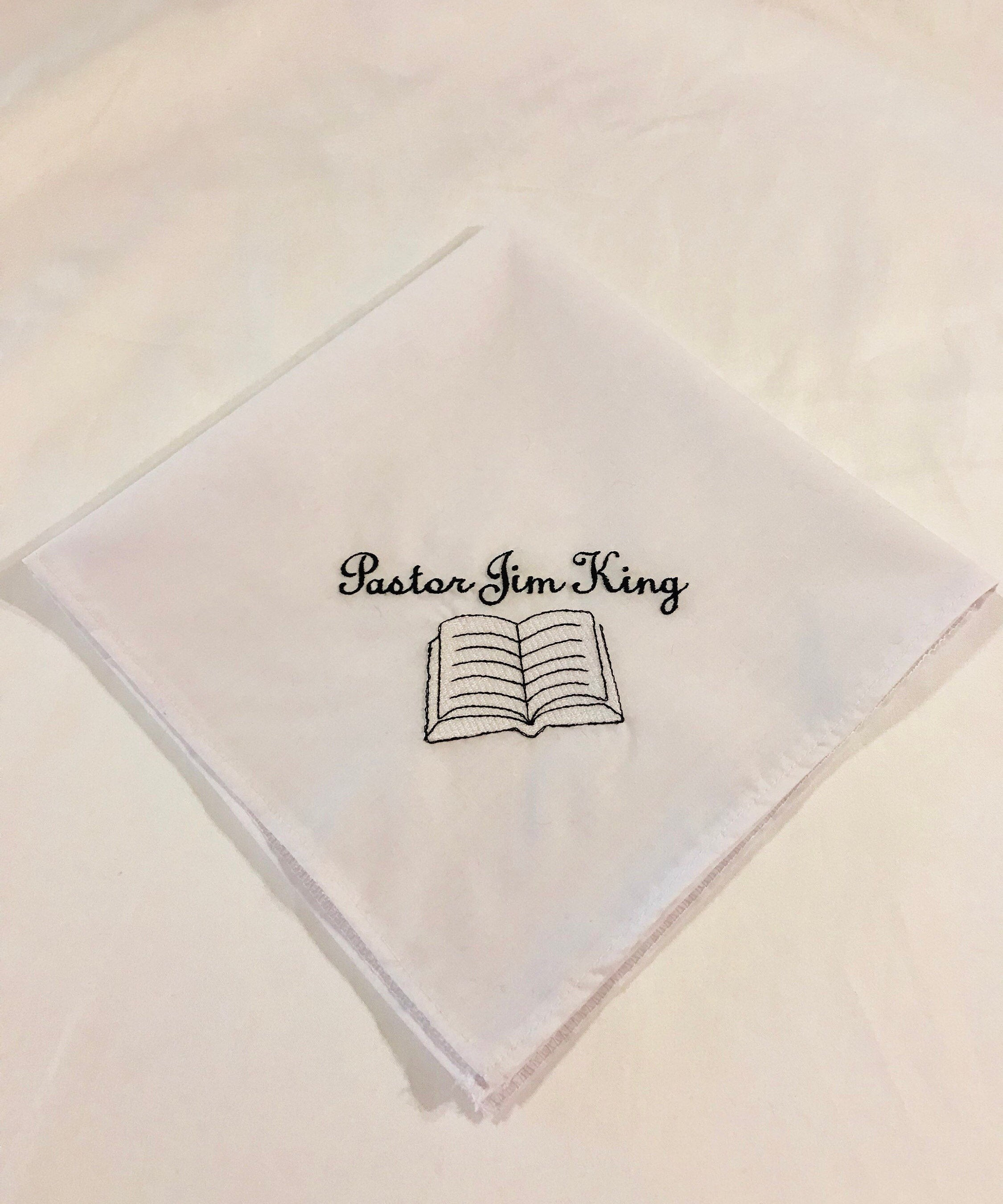 Men's Handkerchief Personalized Mens Handkerchief Etsy