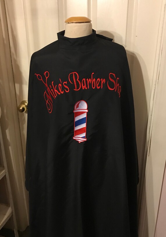 Custom Barber Cape Haircutting Cape Personalized Hair Stylist Etsy
