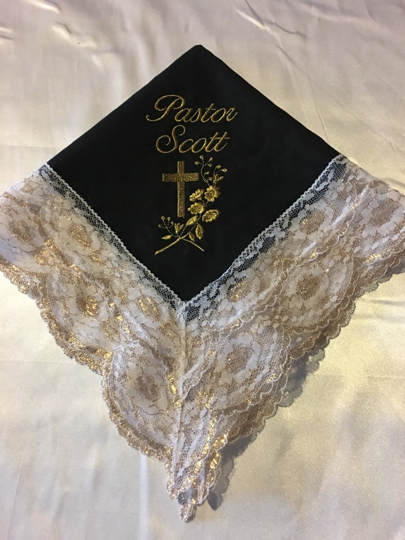 Custom Women\u2019s Handkerchief Church Womens Handkerchief First Lady Church Handkerchief Embroidered Womens Handkerchief Lace Handkerchief