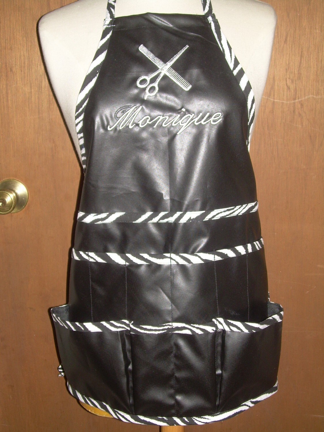 Barber Apron Custom Hair Stylist Apron Personalized Stylist Etsy