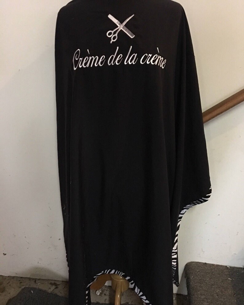Barber Cape Hair Cutting Cape Personalized Hairdresser Cape Etsy
