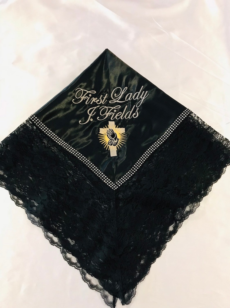Faux Rhinestones Church Lap Cloth Lap Scarves Personalized Church Lap Scarves First Lady Satin Lace Lap Scarf Embroidered Lap Scarf