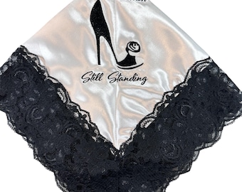 White Embroidered Church Handkerchief, First Lady Church Lace, Handkerchief, Ready to Ship As Is