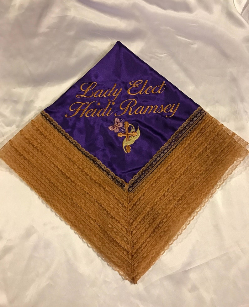Monogrammed Church Lap Scarf First Lady Church Lap Throw Etsy