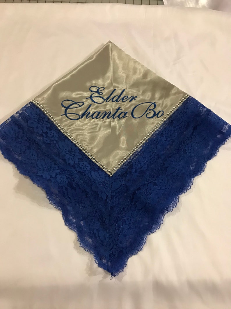 Faux Rhinestones Church Lap Cloth Lap Scarves Personalized Church Lap Scarves First Lady Satin Lace Lap Scarf Embroidered Lap Scarf