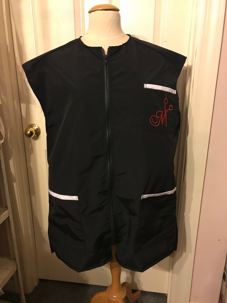 Barber Smock Personalized Barber Smock Custom Grooming Stylist Etsy