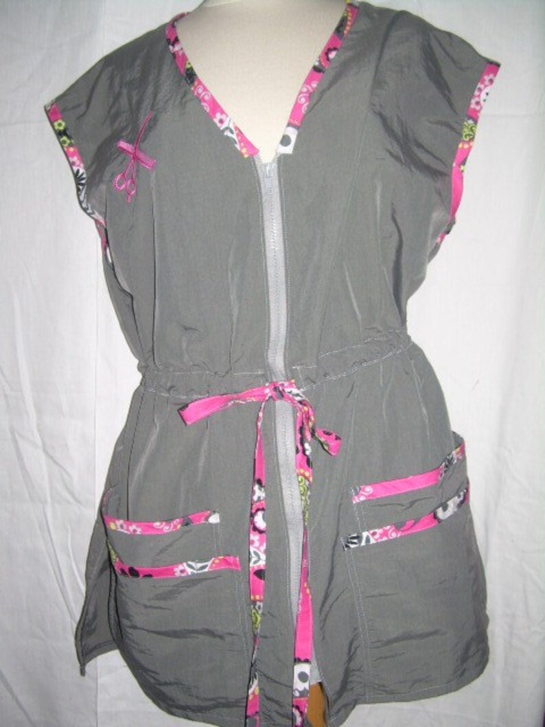 Hair Stylist Jacket Custom Salon Stylist Smock Stylist Etsy