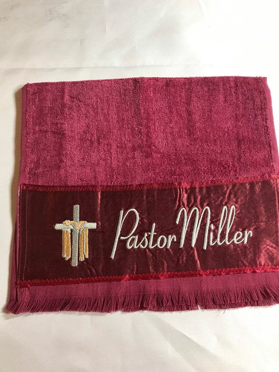 Custom Fingertip Towels Men Womens Fingertip Towel Church Etsy