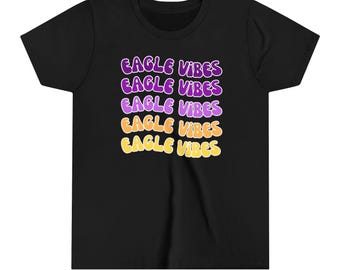 エイボン・イーグルス ユースTシャツ：快適なコットン半袖シャツ