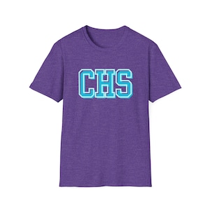 CHS Charleston SC Unisex Softstyle T-Shirt, Charleston South Carolina Shirt, 843 Shirt