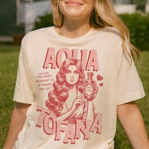 Aqua Tofana Retro Shirt Vintage Style Female Empowerment