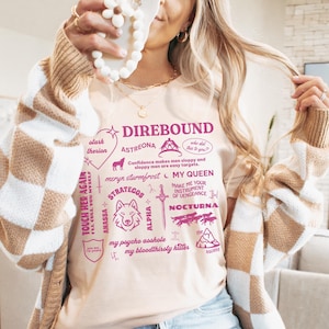 Dire Bound Quotes T-shirt Wolves of Ruin Sable Sorensen