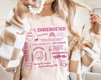 Dire Bound Quotes T-Shirt Wolves of Ruin Sable Sorensen