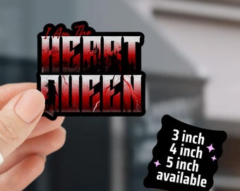 Heart Queen Sticker KISS CUT - Artefacts of Ouranos Nisha J Tuli