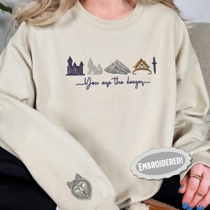 Direbound Sie sind die Gefahr bestickt Sweatshirt offiziell lizenziert Sable Sorensen