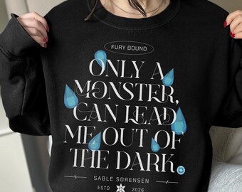 Tylko bluza z kapturem Monster Fury Bound Sable Sorensen