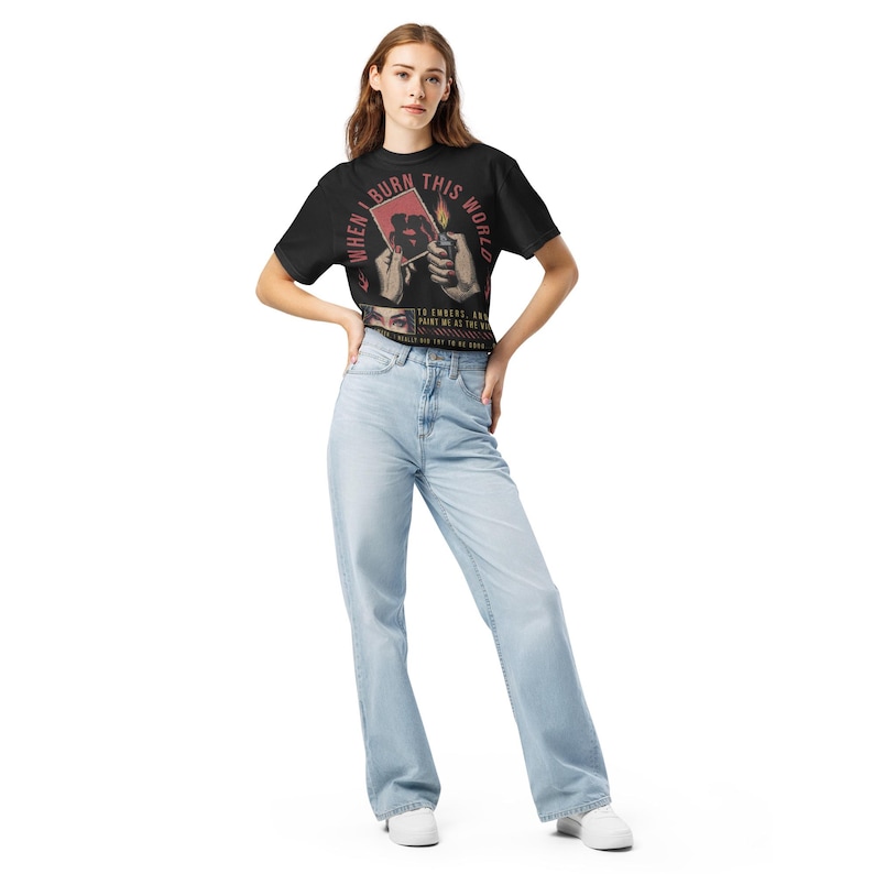 Burn This World Dianna Shirt AMBER V NICOLE Officially Licensed Book of Azrael Gods & Monsters
